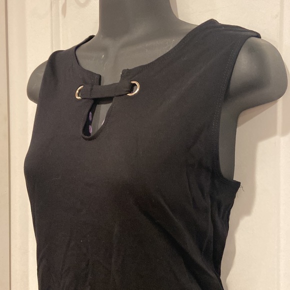 J high low bottom black tank dress - Picture 4 of 8